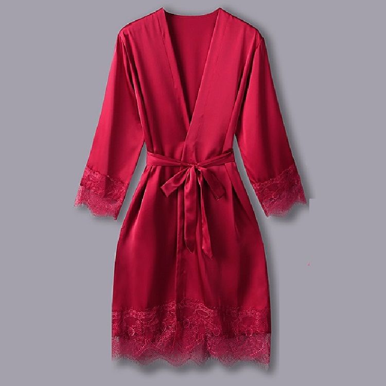 Váy Ngủ Đẹp Gợi Cảm & Áo Choàng Xám - B.Lingerie
